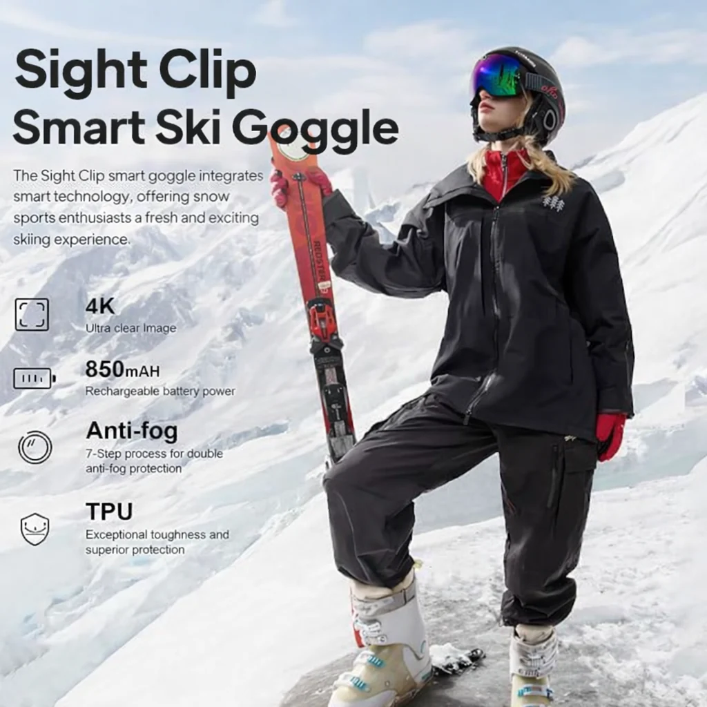 4K UHD Ski Goggles